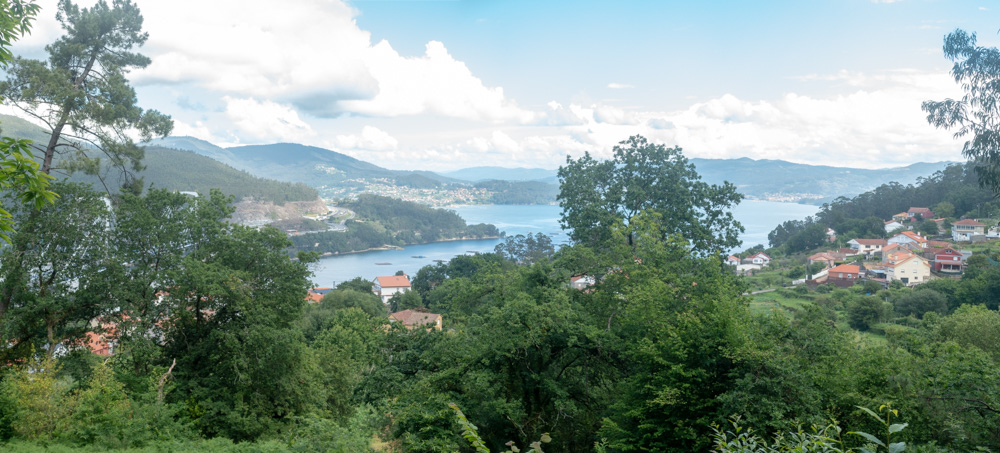 Blick auf den Ria de Vigo