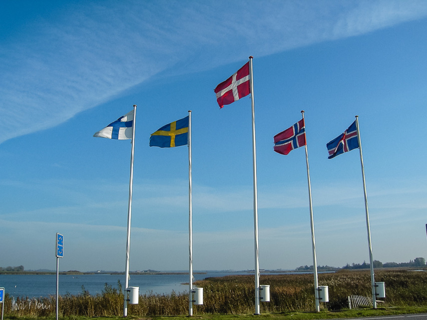 Skandinavische Flaggen