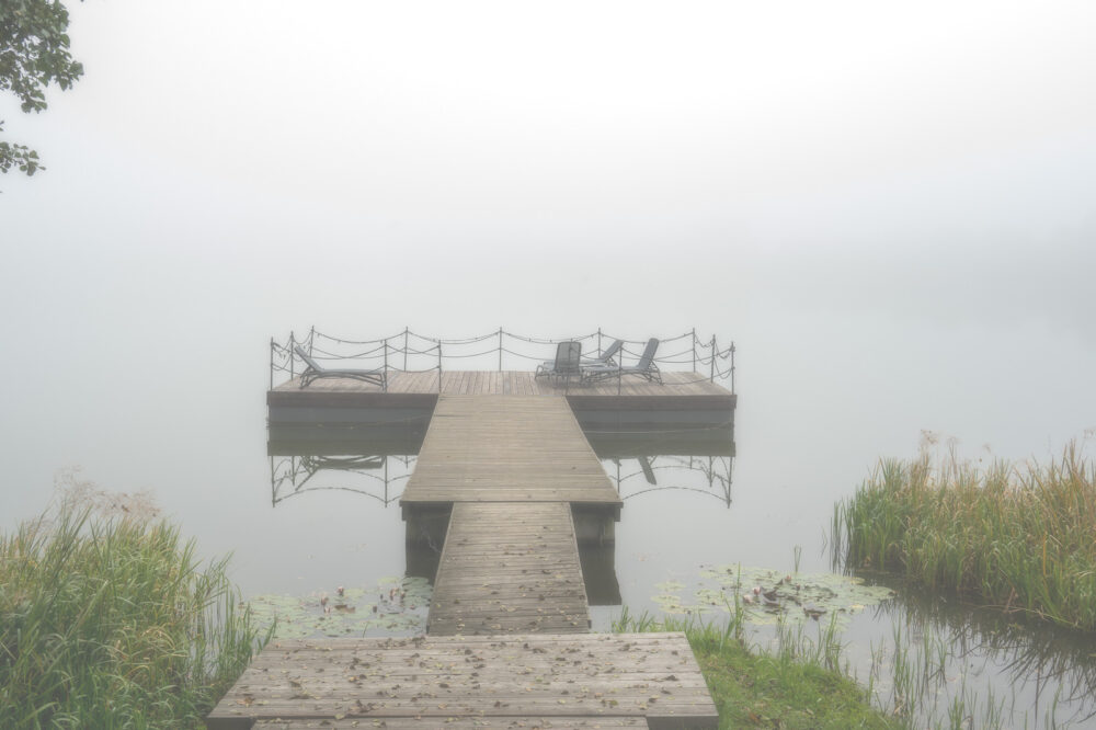 Nebel überm See