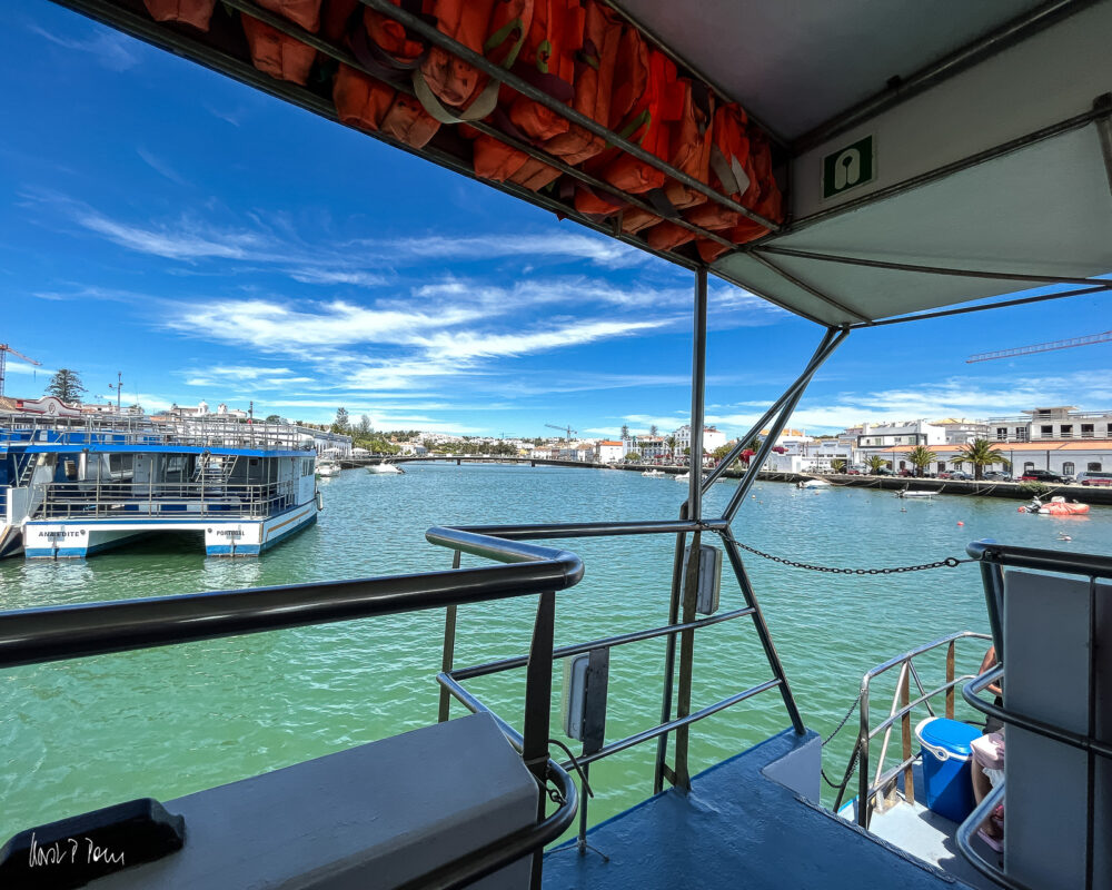 Blick vom Boot am Rio Gilhão entlang