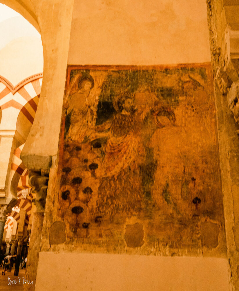 Die Taufe Jesu durch Johannes den Täufer
Wandgemälde von 1390