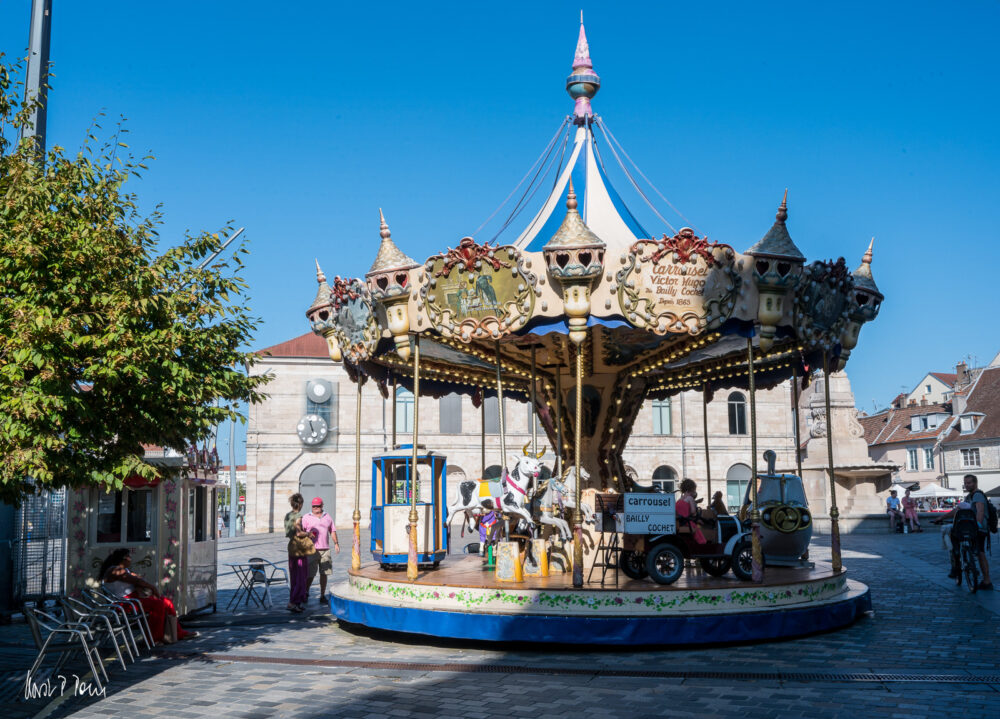 Karussell auf dem Marktplatz