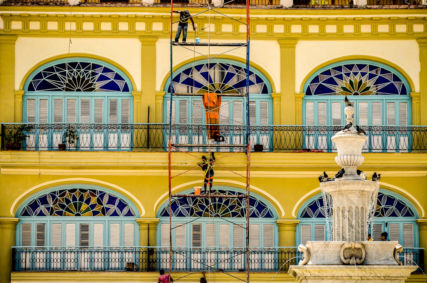 Hausfassade in Havanna