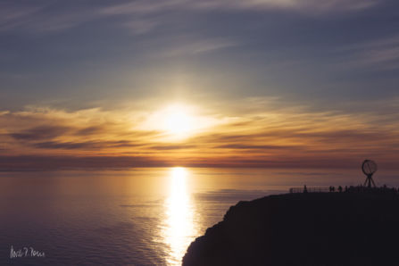 Mitternachtssonne am Nordkap